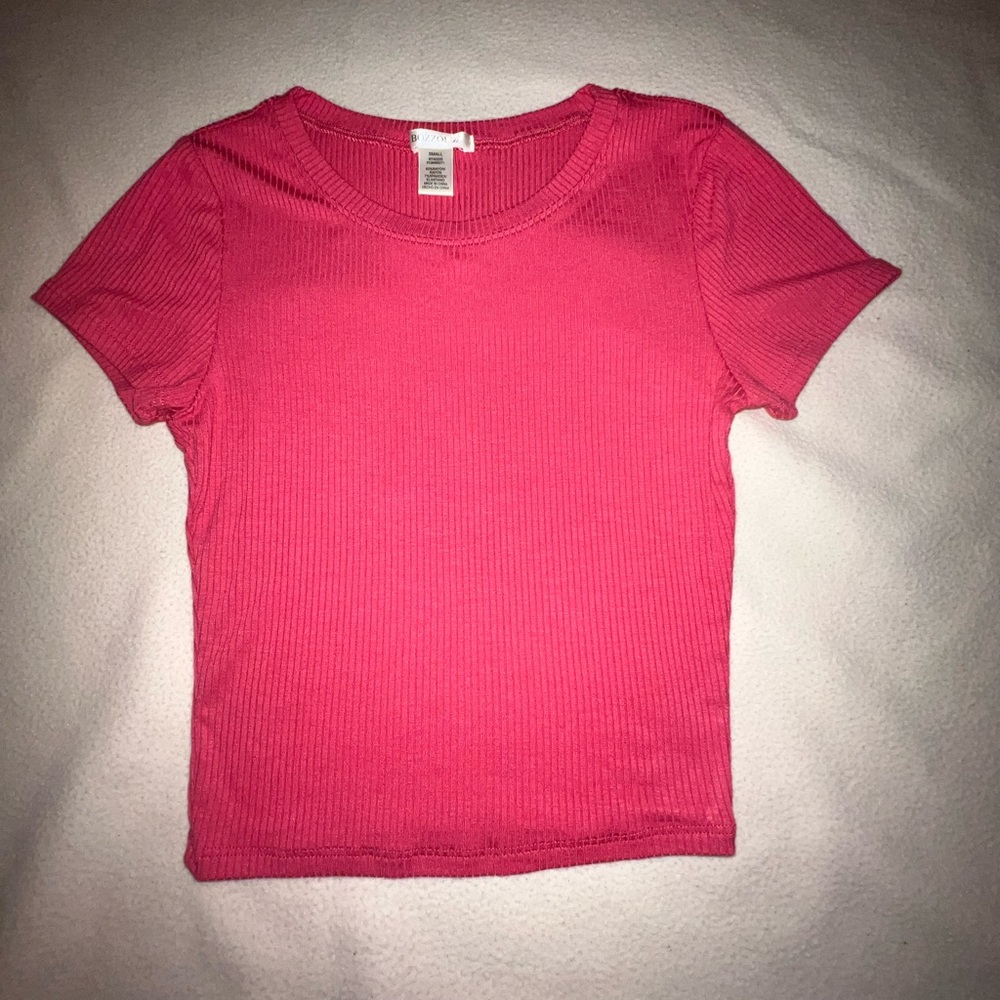Pink Cropped Tee - Picture 2 of 2